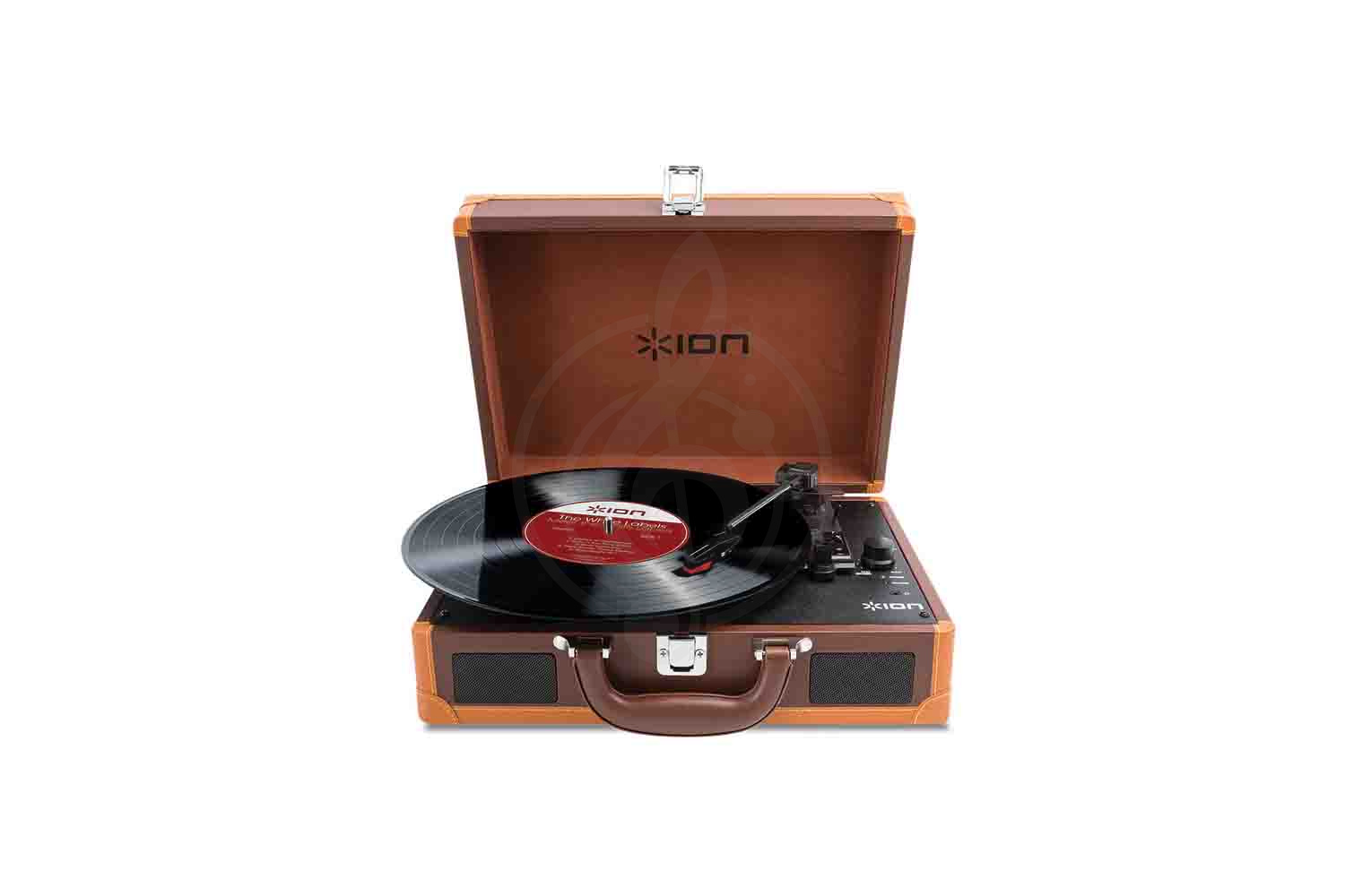Виниловый проигрыватель ION AUDIO MOTION DELUXE brown - Виниловый проигрыватель - фото 2