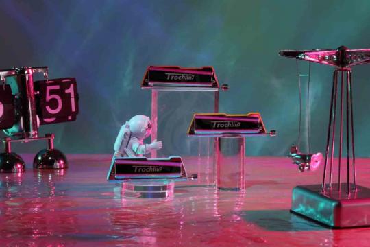 Хроматическая губная гармошка JDR Trochilus-Blue Richter - Губная гармошка - фото 4