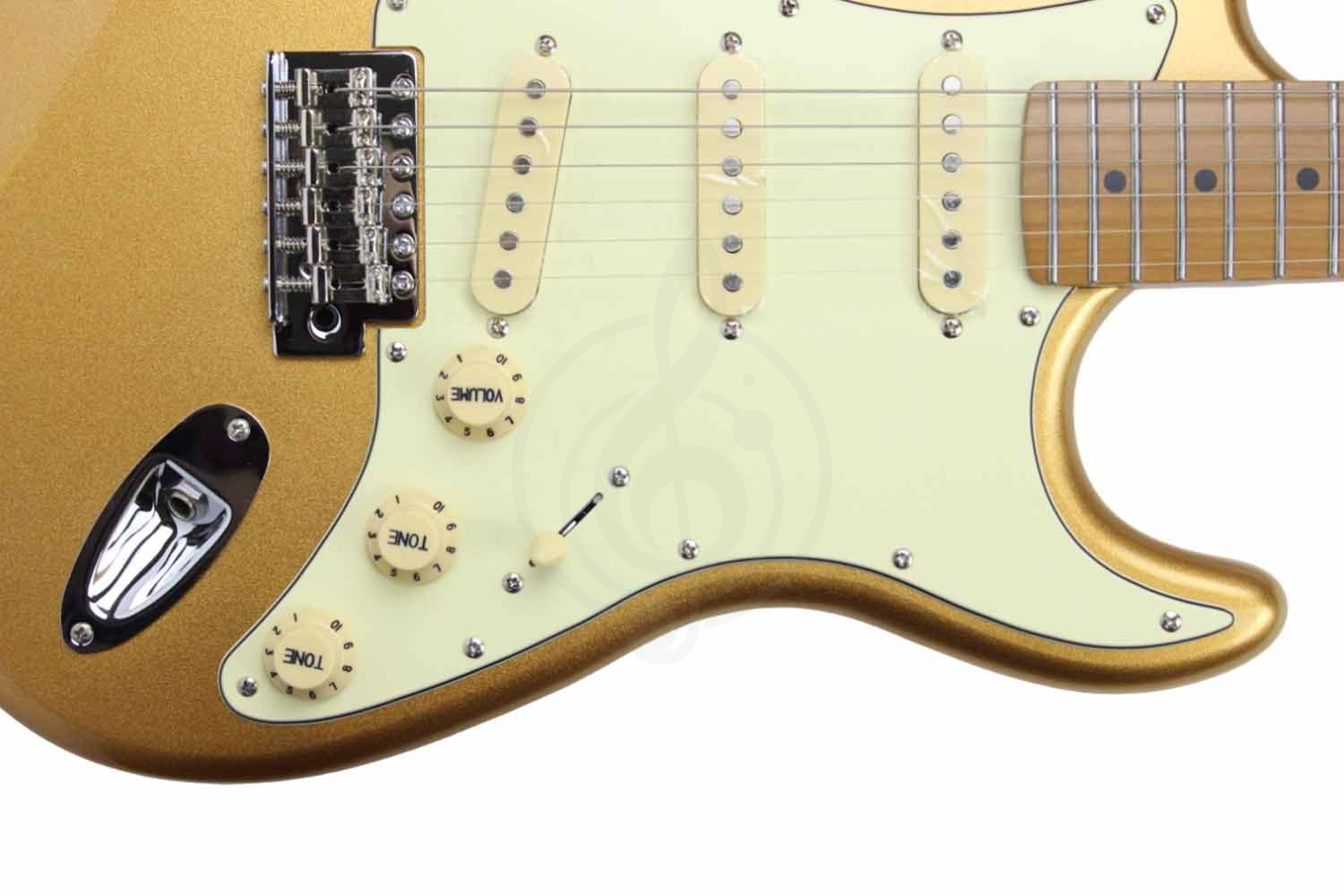 Электрогитара Stratocaster JET JS-300 GD - Электрогитара - фото 2