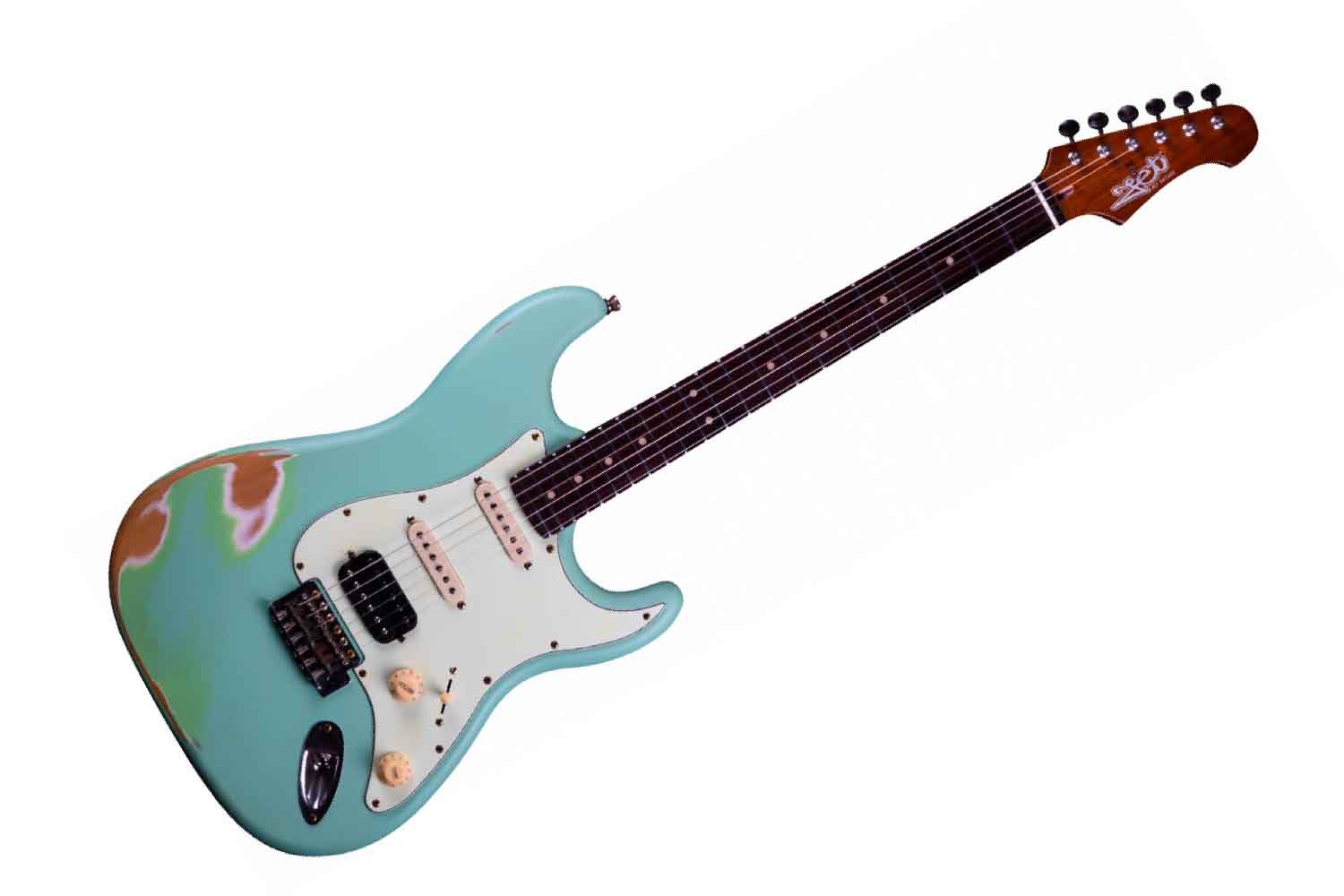 Электрогитара Stratocaster JET JS-400 Relic SFG - Электрогитара - фото 1