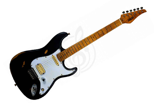 Электрогитара Stratocaster JET JS-800 Relic BK - Электрогитара - фото 1