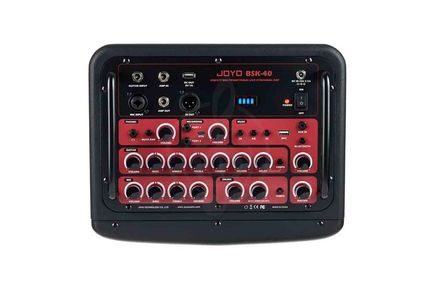 Комбоусилитель для акустической гитары Joyo BSK-40-BK - Комбоусилитель для акустической гитары, 40Вт - фото 4
