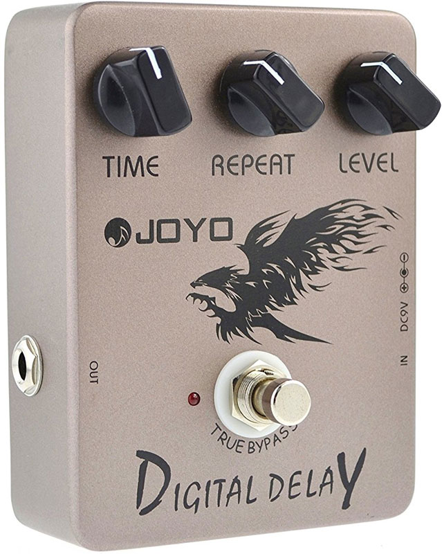 Педаль эффектов для электрогитары JOYO JF-08 Digital Delay эффект гитарный цифровой дилэй - фото 1
