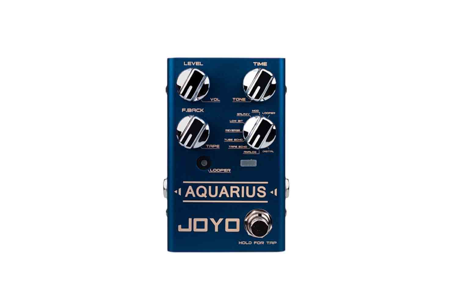 Педаль эффектов для электрогитары Joyo R-07-AQUARIUSDELAY/LOOPER - Педаль эффектов - фото 1