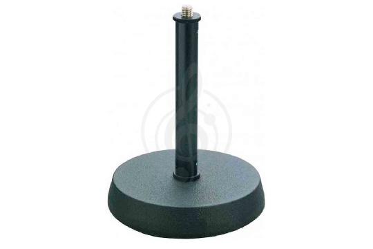 K&M 23200-300-55 - Настольная микрофонная стойка прямая - фото 1 Стойка для микрофона настольная K&M 23200-300-55 - Настольная микрофонная стойка прямая - фото 1