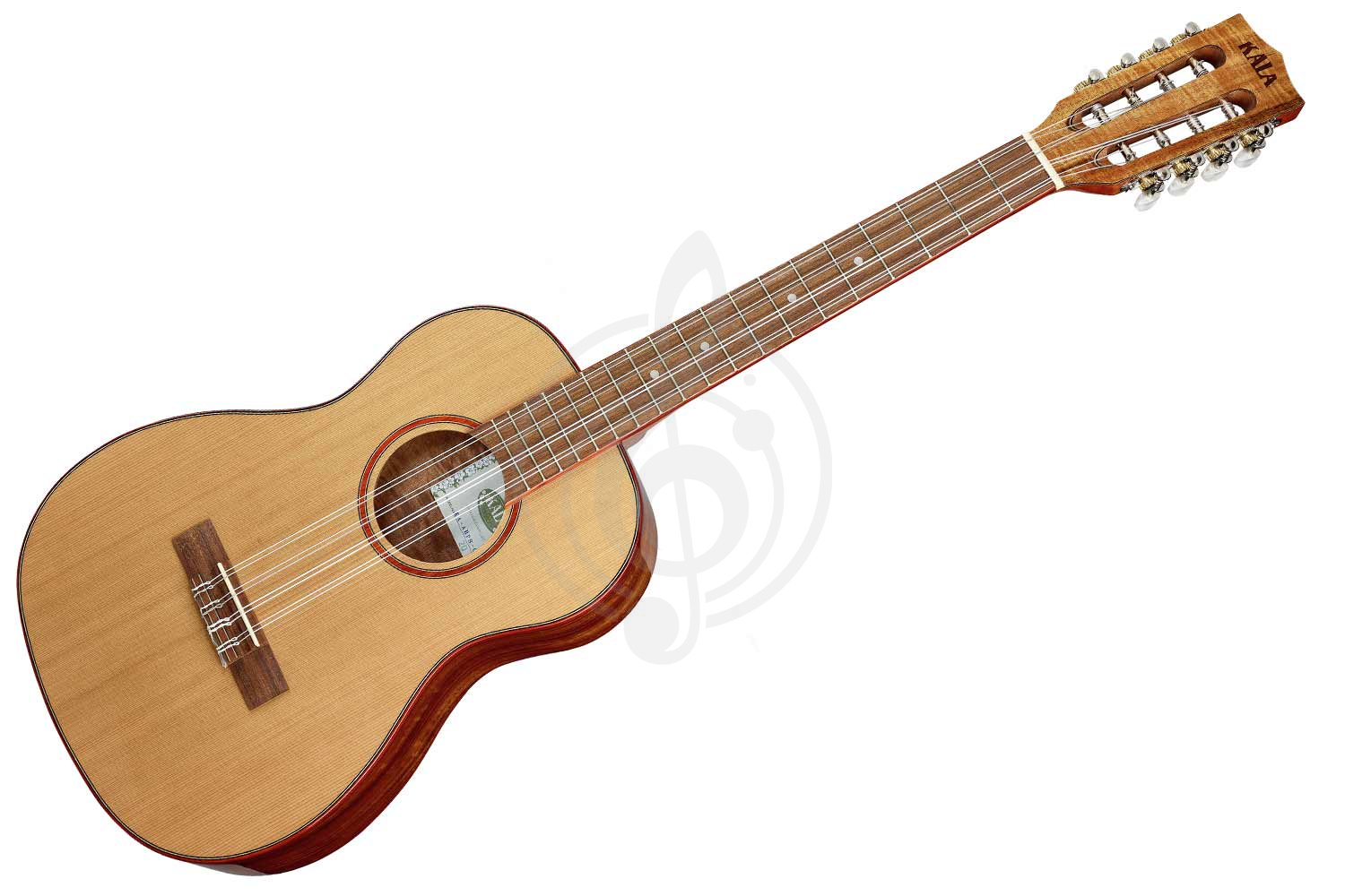 Укулеле баритон Kala Solid Cedar Acacia Baritone 8 - Укулеле баритон, 8 струн - фото 1