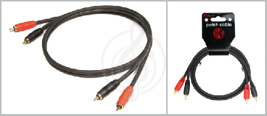 Межблочный кабель Kirlin A-402G-2 Кабель 2 RCA - 2 RCA, 2м - фото 1