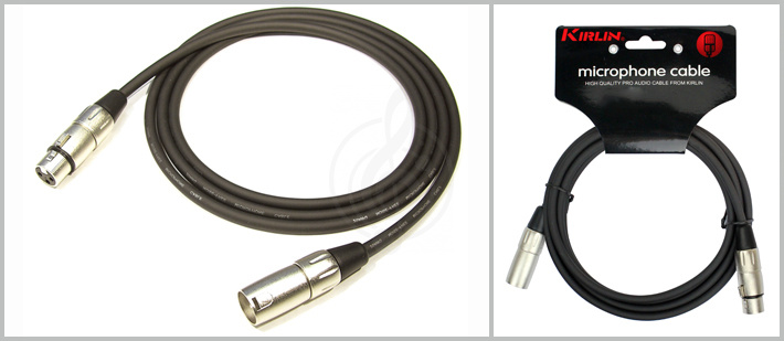 XLR-XLR микрофонный кабель Kirlin MP-280-2 Кабель микрофонный XLR<=>XLR 2м - фото 2