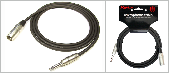 XLR-Jack микрофонный кабель Kirlin MP-481-2 Кабель микр XLR-M<=>Jack mono - фото 1