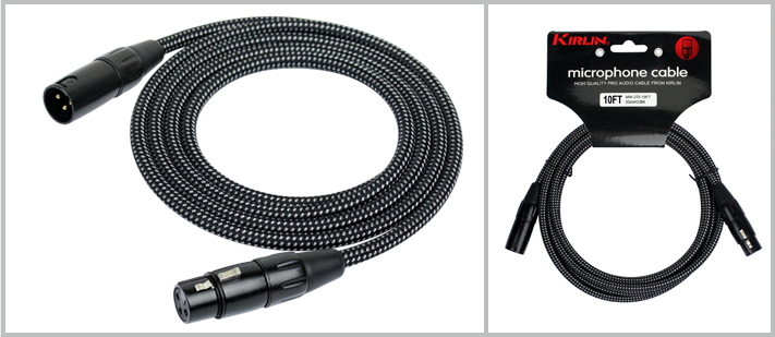 XLR-XLR микрофонный кабель Kirlin MW-470-8 Кабель микрофонный 8м - фото 1