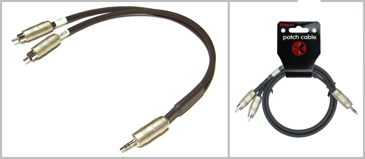 Y-кабель Kirlin Y-364-PR-3 Кабель, 1 mini Jack - 2 RCA, 3м - фото 1