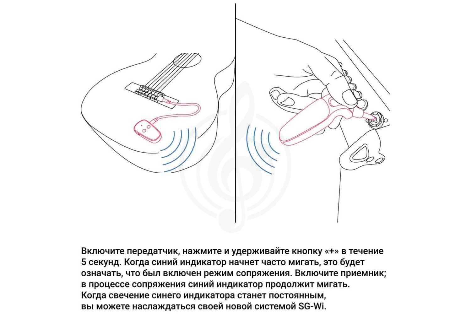 Звукосниматель для акустической гитары KNA SG-Wi -  Звукосниматель для акустической гитары - фото 9