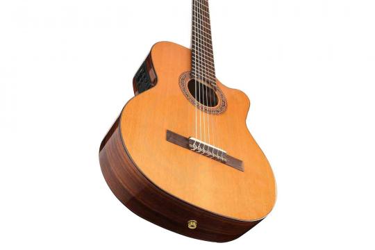 Классическая гитара 4/4 Kremona F65CW-7S-VE Performer Series Fiesta - Электро-акустическая 7-струн. класс. гитара - фото 4