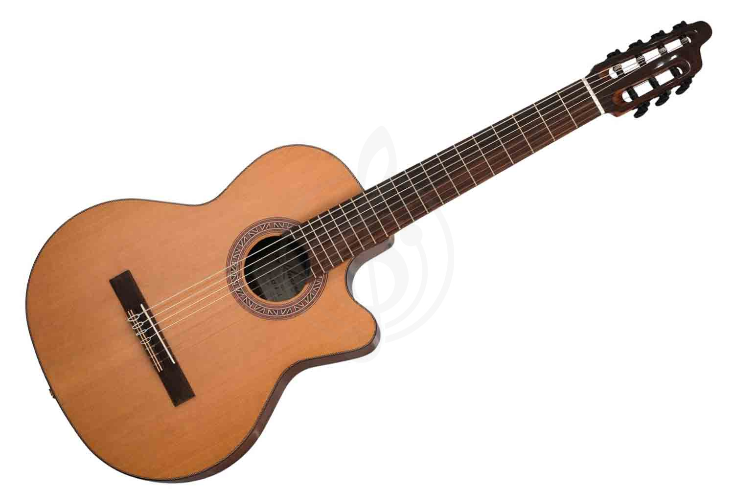 Классическая гитара 4/4 Kremona F65CW-7S-VE Performer Series Fiesta - Электро-акустическая 7-струн. класс. гитара - фото 2