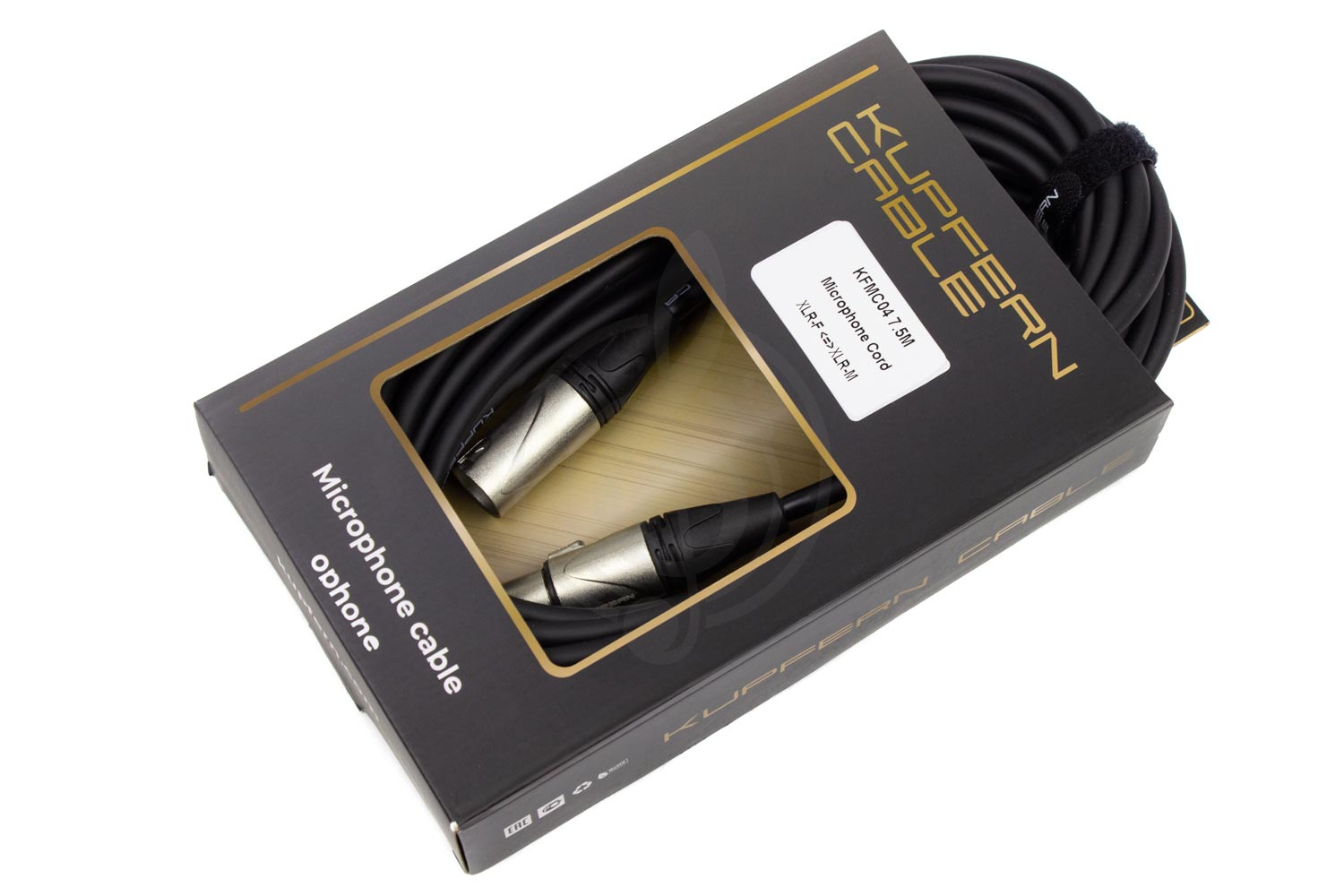 XLR-XLR микрофонный кабель KUPFERN KFMC04 7.5M - Шнур микрофонный XLR мама-XLR папа - фото 4