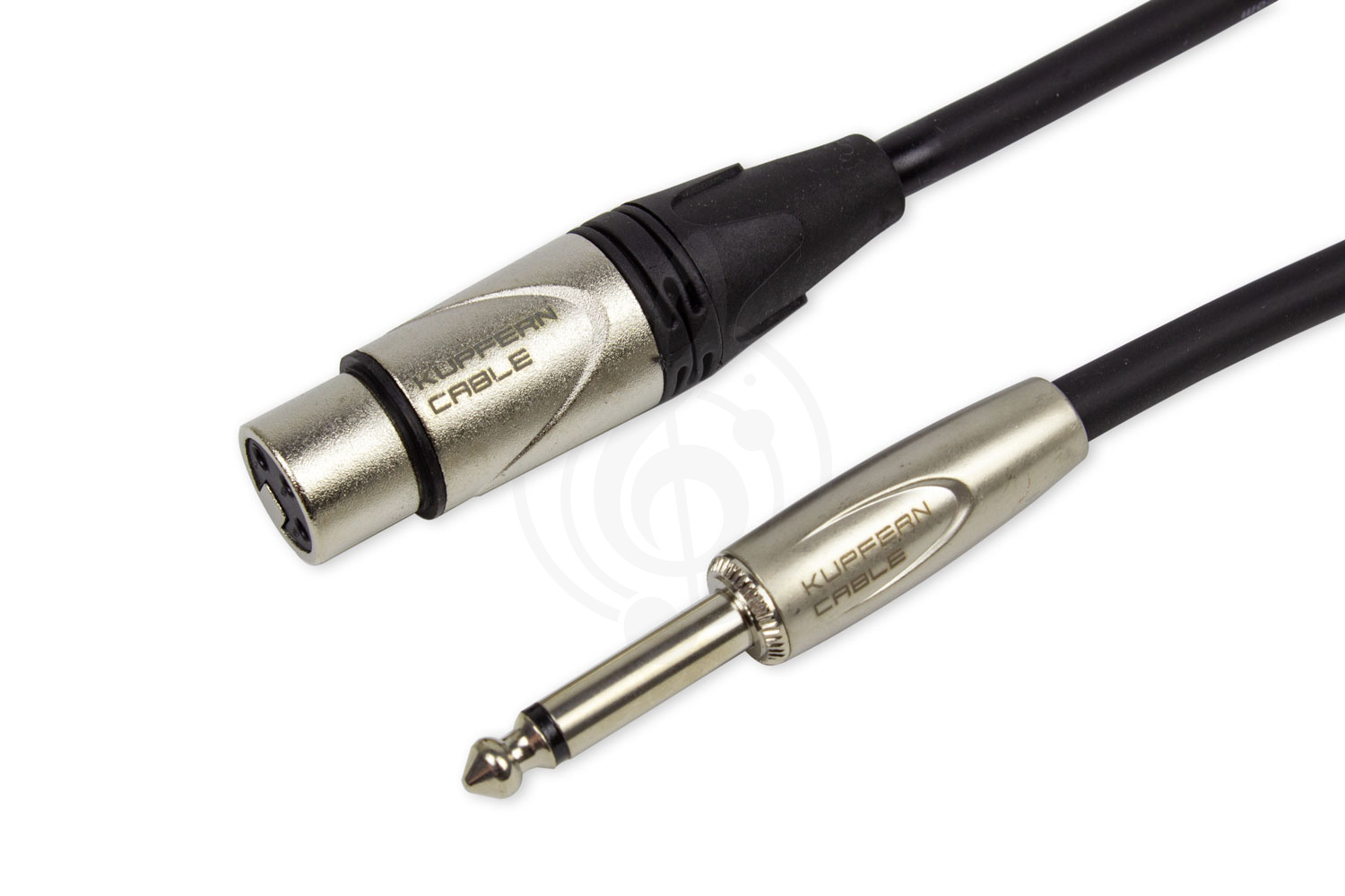 XLR-Jack микрофонный кабель KUPFERN KFMC08 6M - Шнур микрофонный XLR мама -  Jack 1/4 mono папа - фото 2