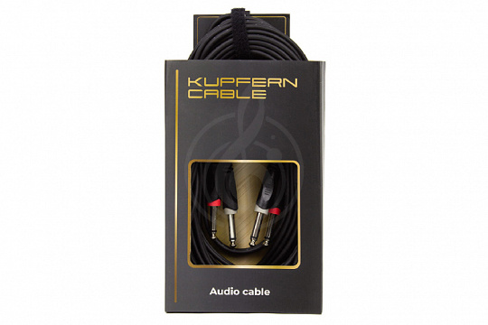 Спикерный кабель KUPFERN KFSC10 10M спикерный кабель 10 м, JACK 1/4" <=> JACK 1/4" - фото 1