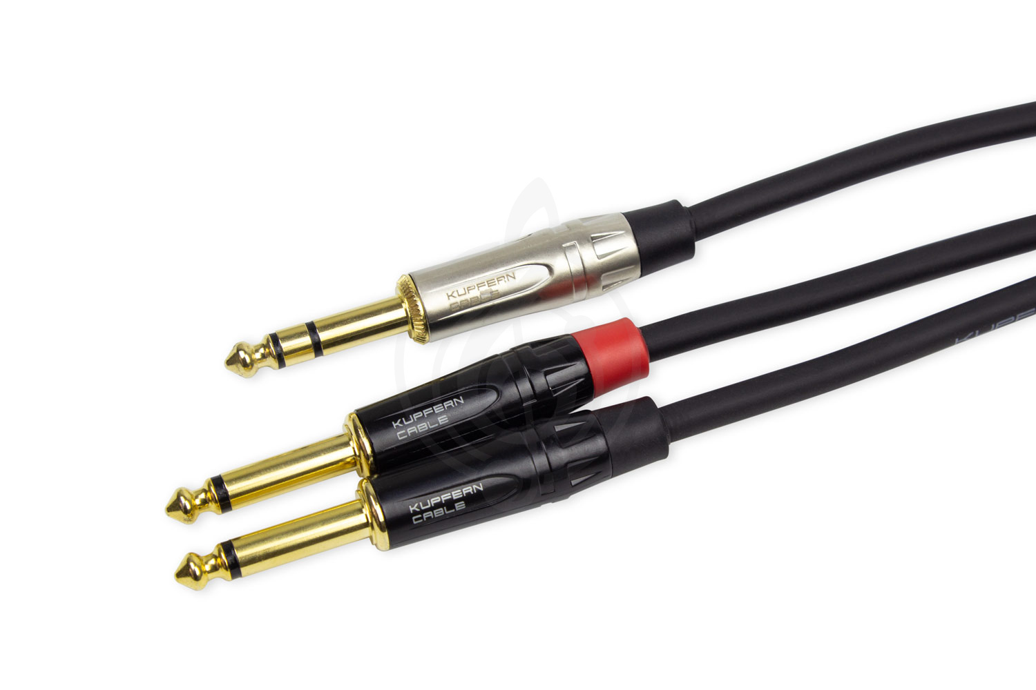 Y-кабель KUPFERN KFYC10 3M - Шнур аудио stereo Jack 1/4 - 2 х mono Jack 1/4 - фото 7