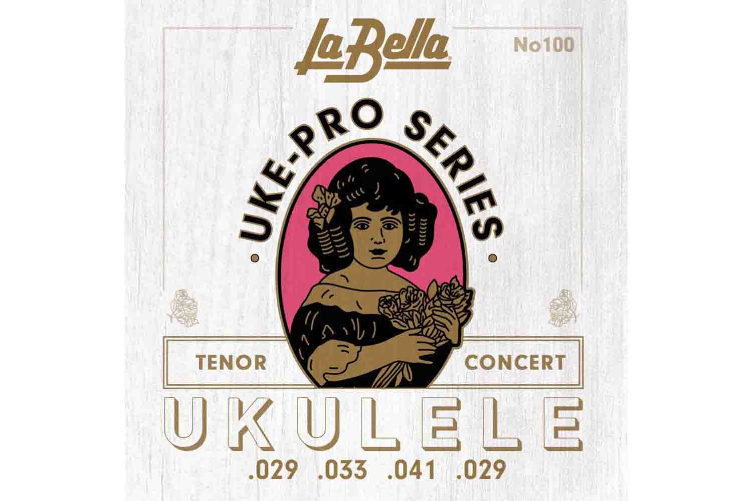 Струны для укулеле концерт La Bella 100 Uke-Pro - Комплект струн для концертного и тенор укулеле - фото 1