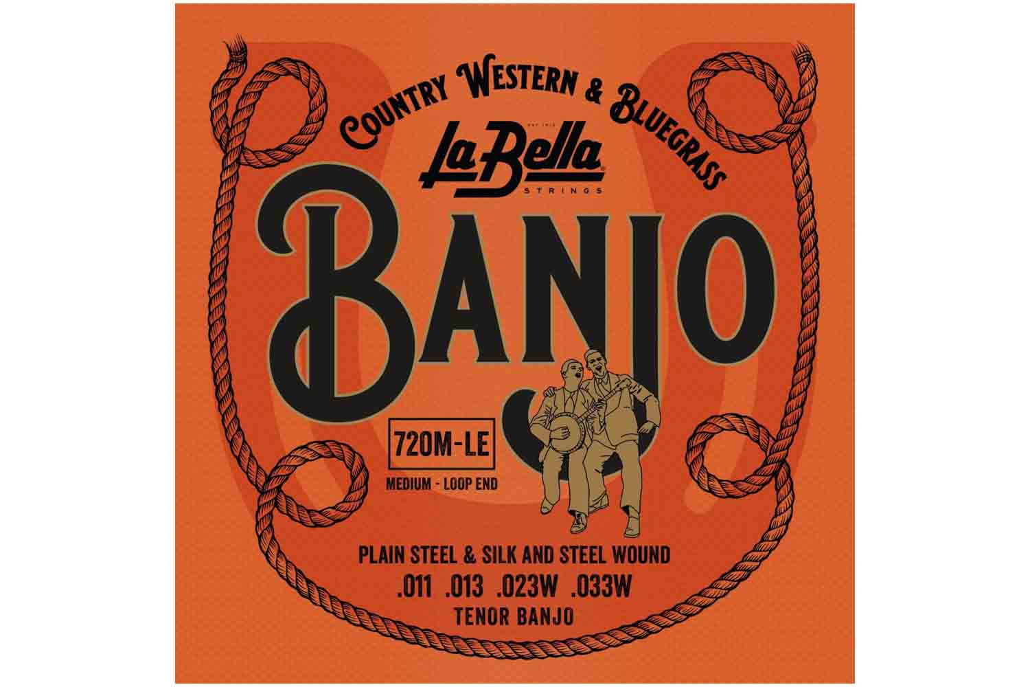 Струны для банджо LA BELLA 720M-LE - Струны для банджо - фото 1