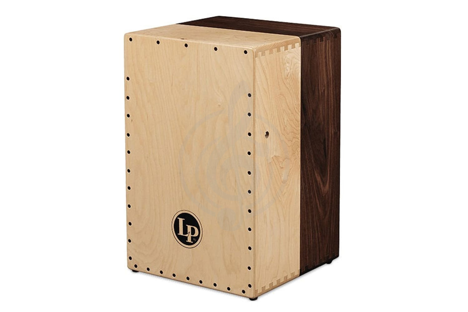 Кахон Latin Percussion LP1422 Cajon Americana 2- Voice Wire Solid Black Walnut & Solid Hard Maple - Кахон - фото 1