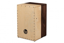 Изображение Latin Percussion LP1422 Cajon Americana 2- Voice Wire Solid Black Walnut & Solid Hard Maple - Кахон