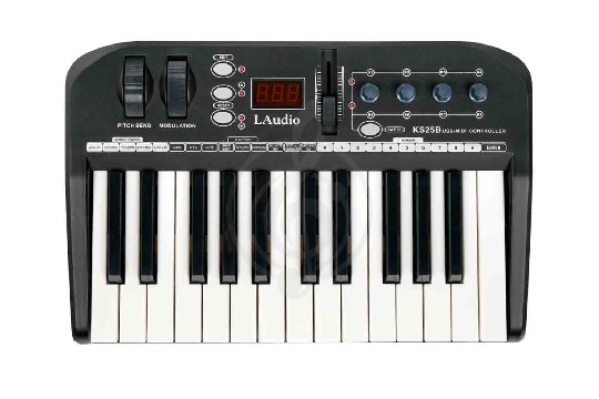 MIDI-контроллер LAudio KS25B - MIDI-контроллер, 25 клавиш - фото 1