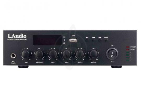 Радиоузел LAudio LAM120B - Микшер усилитель мощности трансляционный, 120Вт - фото 7