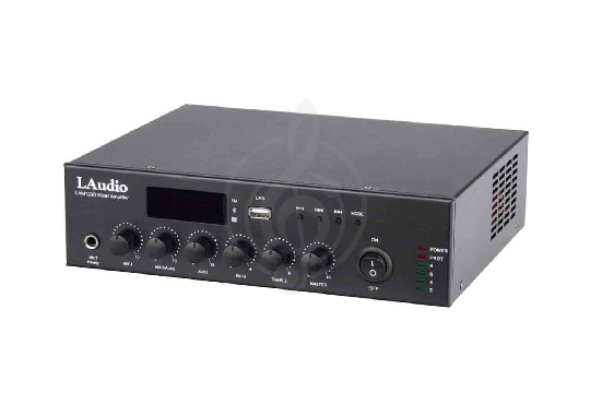 Радиоузел LAudio LAM120B - Микшер усилитель мощности трансляционный, 120Вт - фото 1