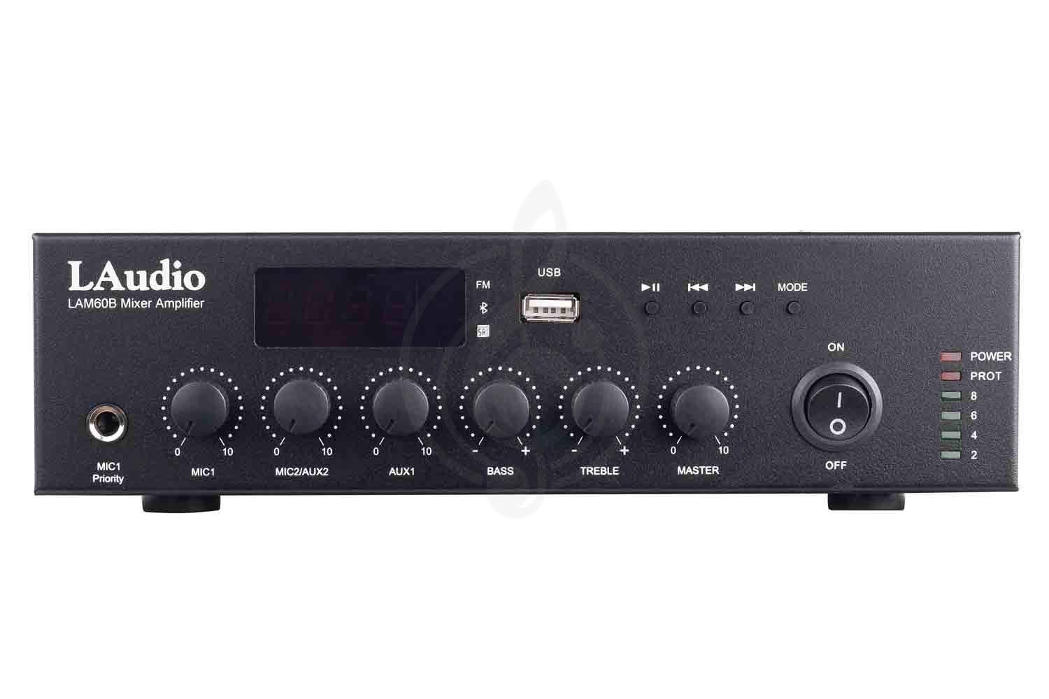 Радиоузел LAudio LAM60B - Микшер усилитель мощности трансляционный - фото 6
