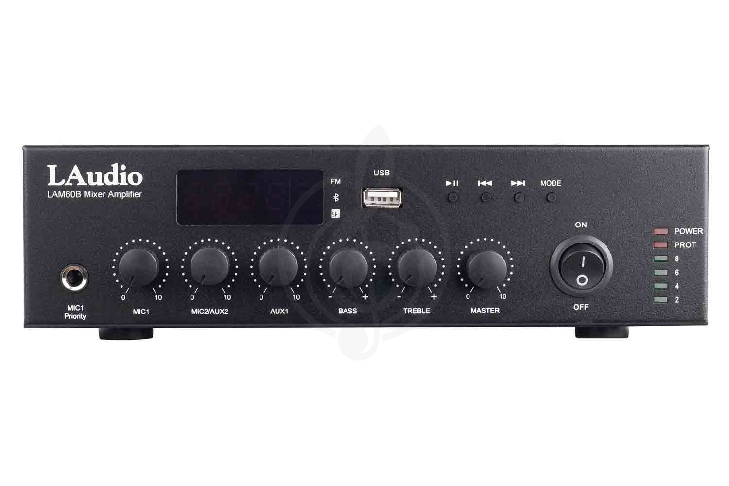 Радиоузел LAudio LAM60B - Микшер усилитель мощности трансляционный - фото 7