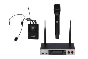 Изображение LAudio LS-201-MH - Беспроводная микрофонная система, ручной и головной микрофон