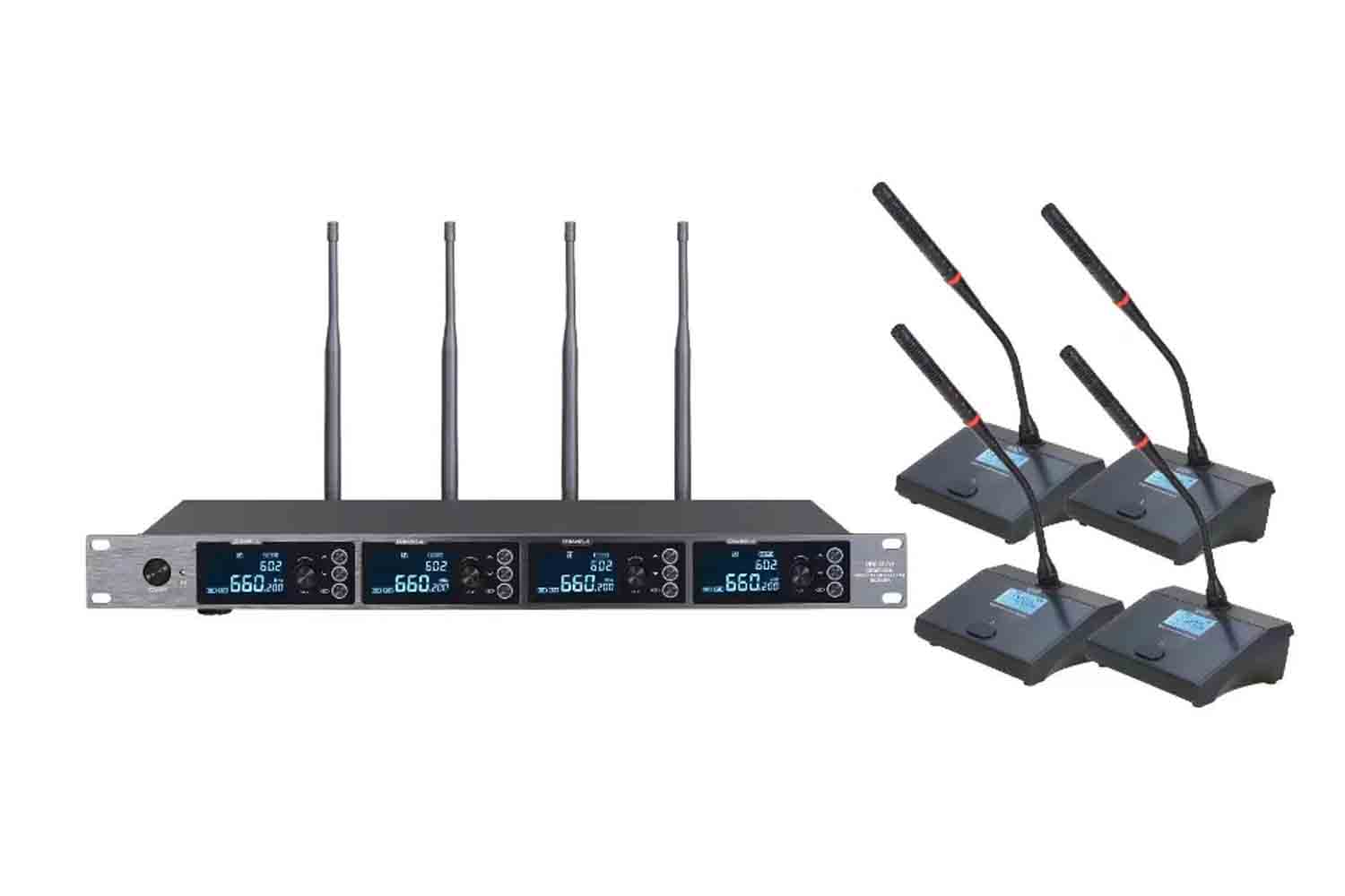 Беспроводная конференц-система LAudio LS-215-C - Беспроводная микрофонная конференц-система - фото 1