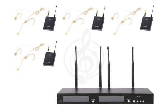 LAudio RWS-4BHS - Беспроводная микрофонная система - фото 1 Радиосистема с головным микрофоном LAudio RWS-4BHS - Беспроводная микрофонная система - фото 1
