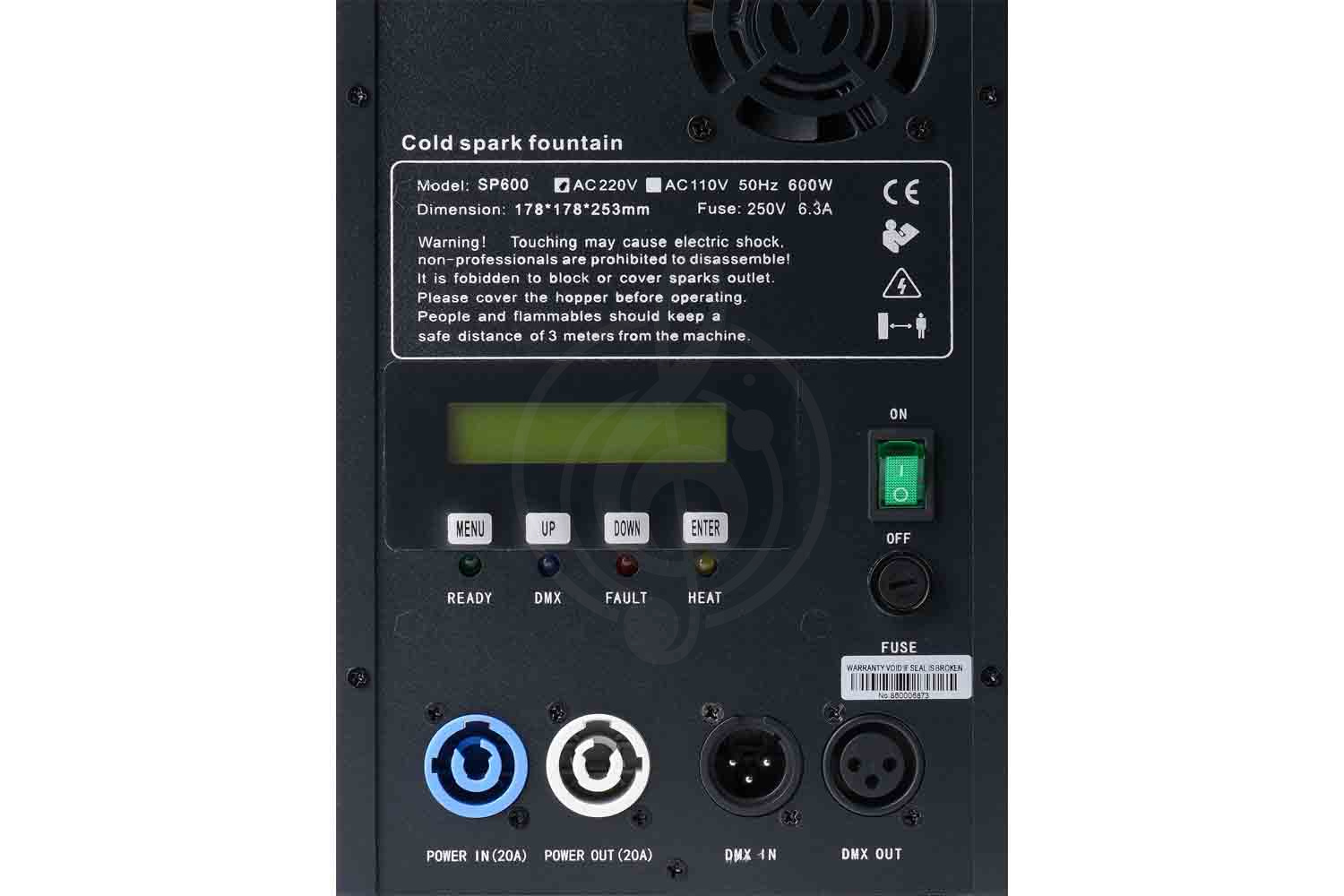  LAudio WS-SP400W Генератор холодных искр, 400Вт - фото 6