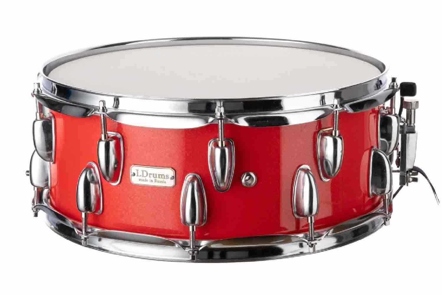 Малый барабан LDrum LD5408SN - Малый барабан, красный,14"х5,5" - фото 1