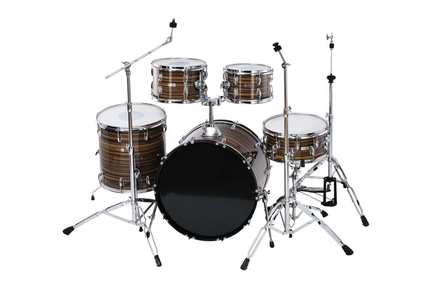  LDrums LD-2218-64-09 - Барабанная установка, зебрано - фото 1