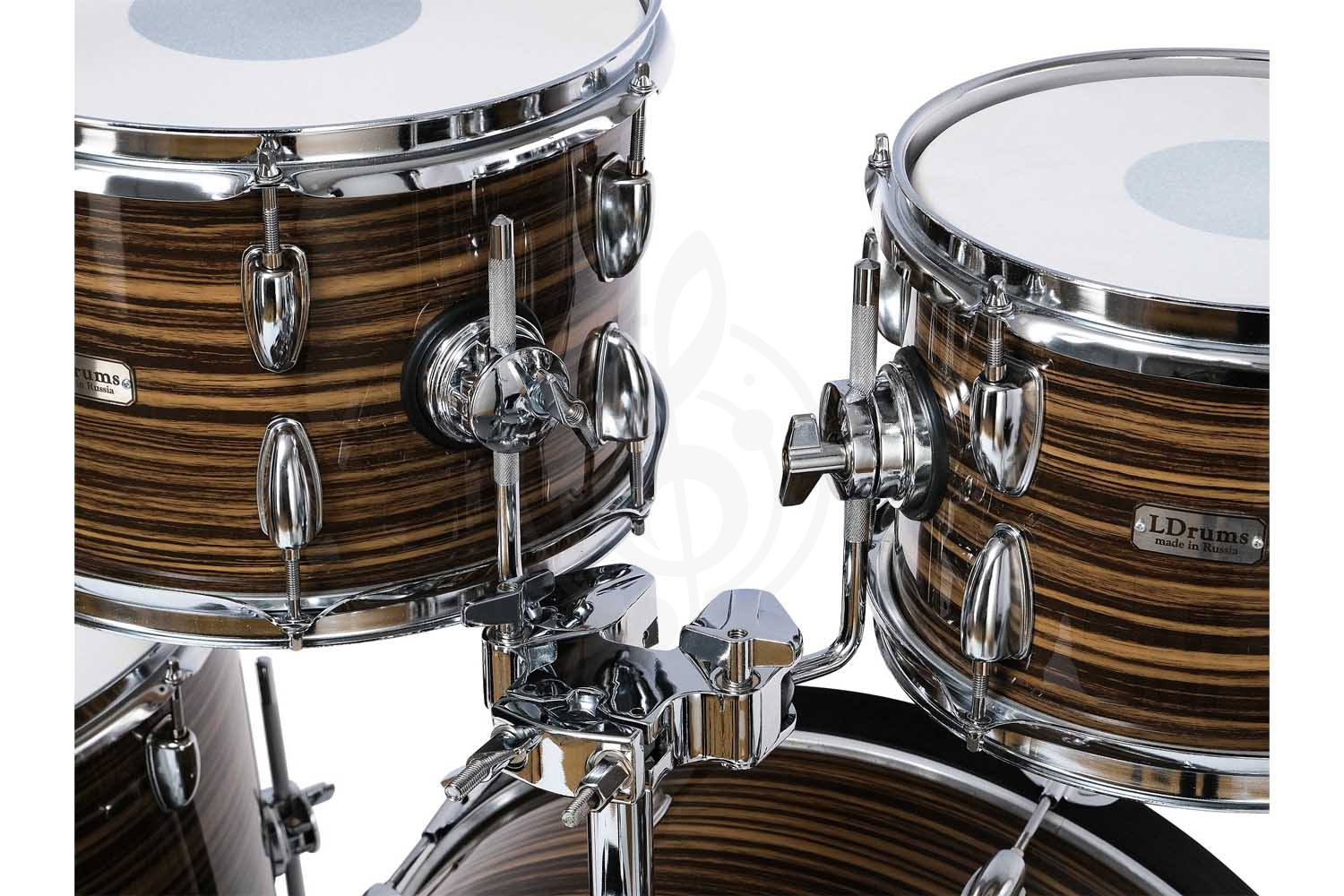  LDrums LD-2218-64-09 - Барабанная установка, зебрано - фото 12