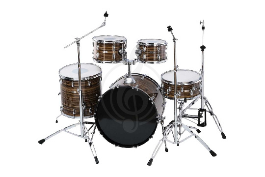  LDrums LD-2218-64-09 - Барабанная установка, зебрано - фото 1