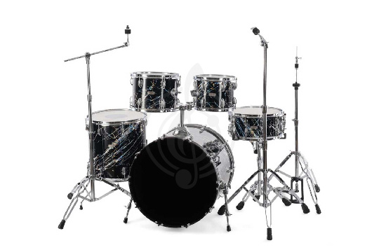  LDrums LD-2220-64-04 - Барабанная установка, черный мрамор  - фото 1