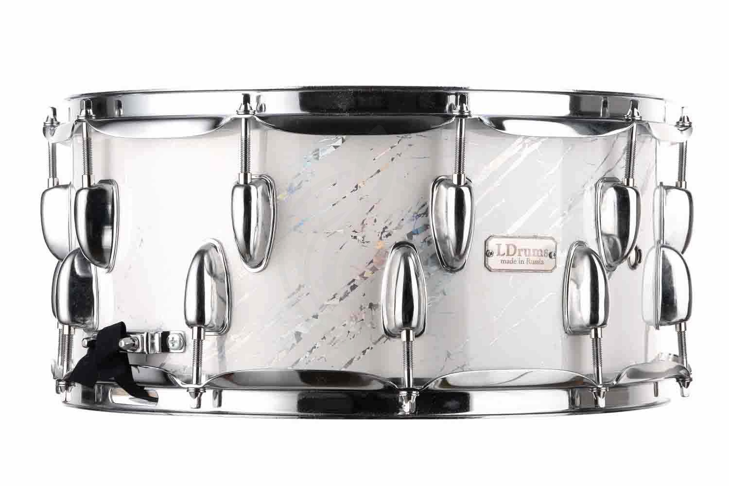 Малый барабан LDrums LD6401SN - Малый барабан,белый перламутр, 14"х6,5" - фото 2