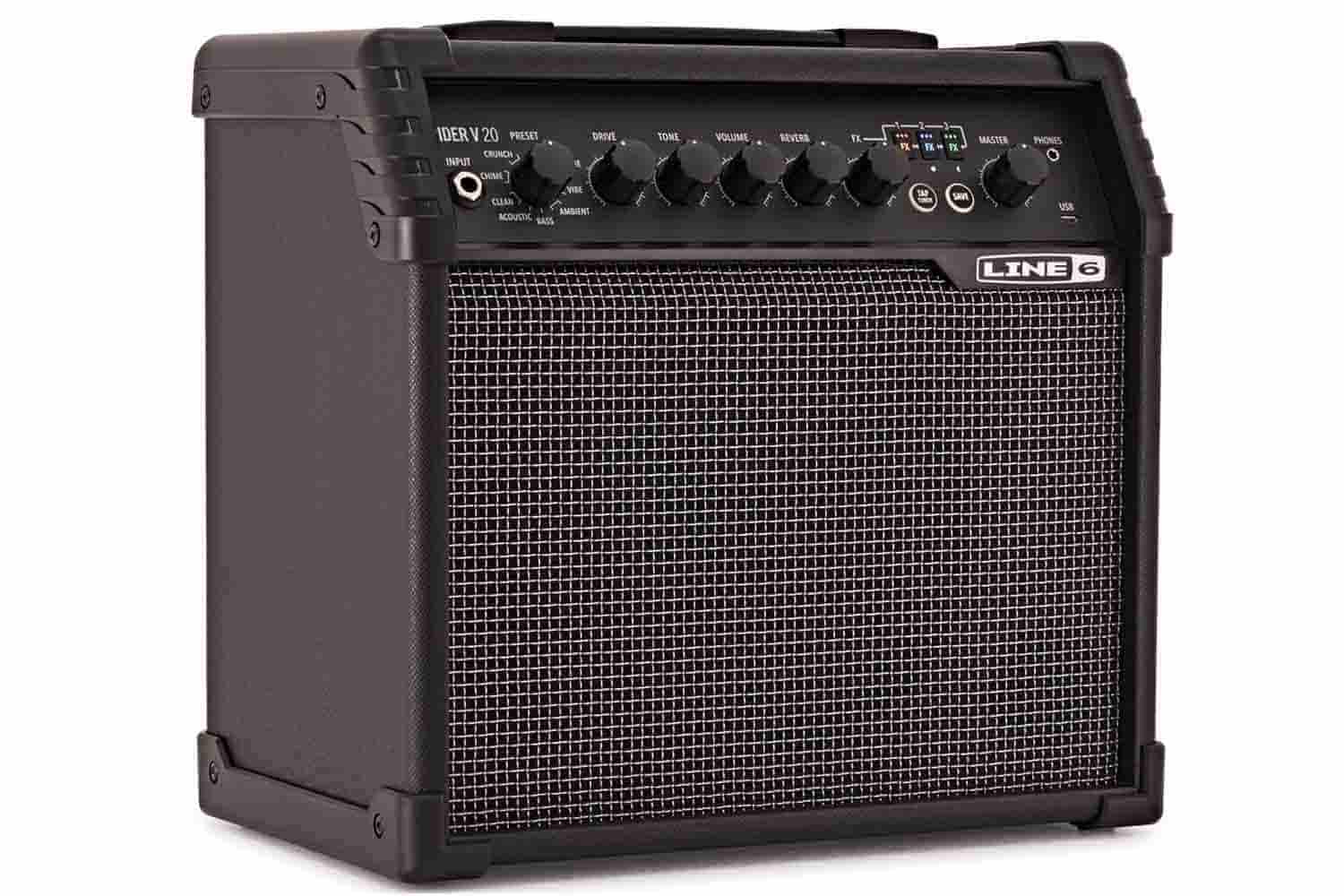 Комбоусилитель для электрогитары LINE 6 SPIDER V 20 MKII - Комбоусилитель для электрогитары - фото 1