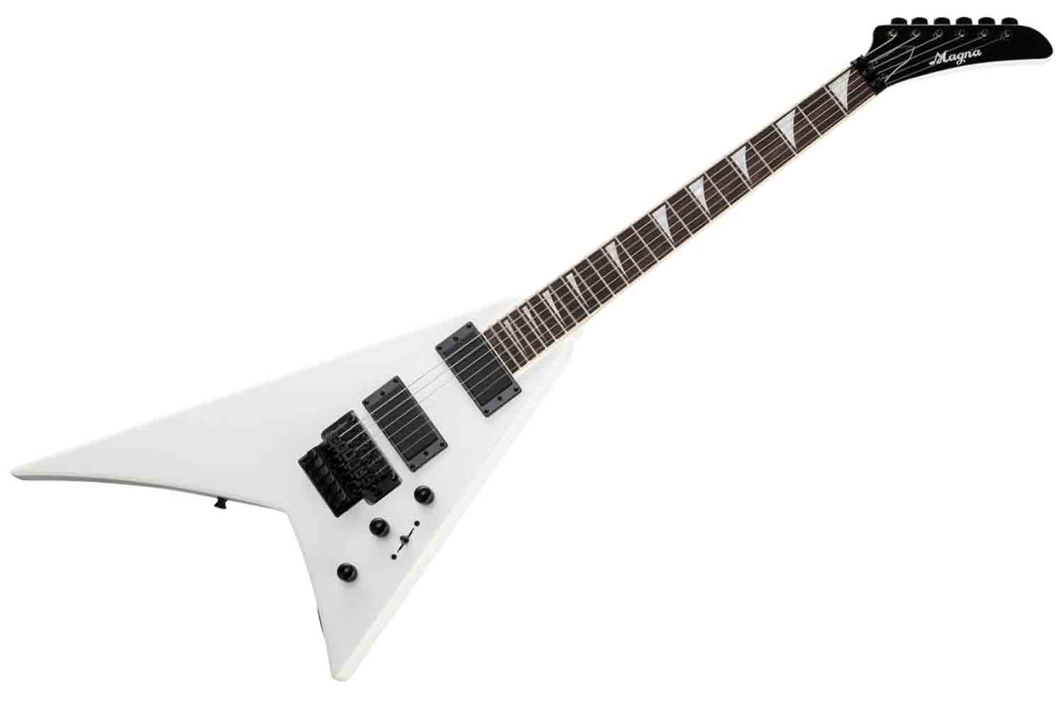 Электрогитара Flying V Magna 2000RFR-WH - Электрогитара, белая - фото 1