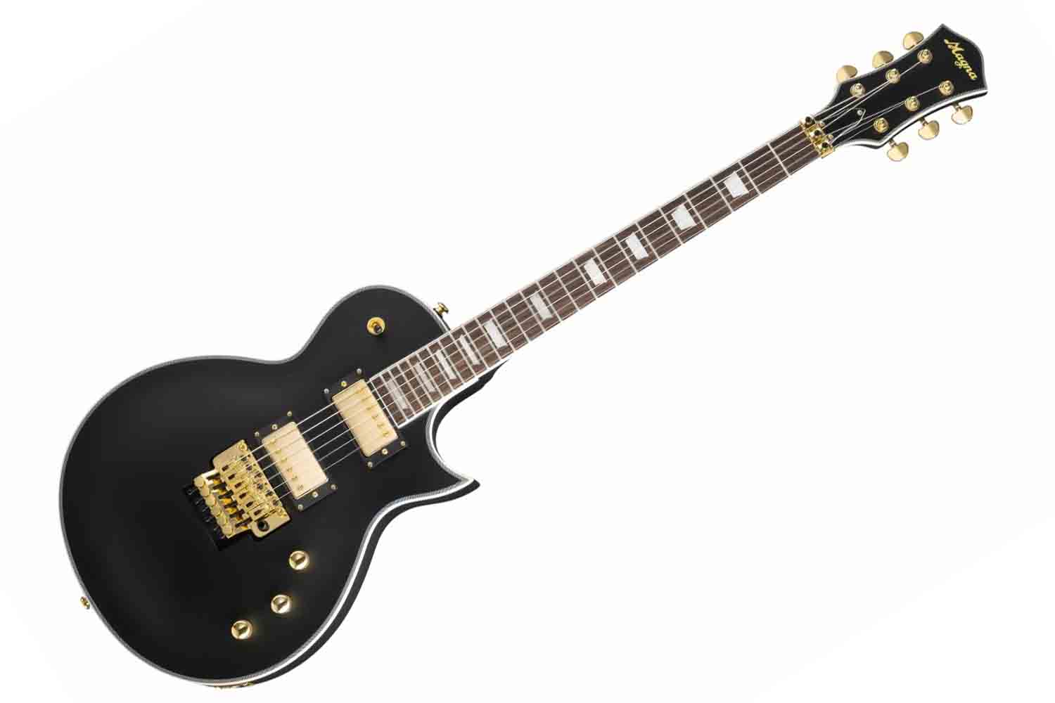 Электрогитара Les Paul Magna 3000L-BLK - Электрогитара, черная - фото 1