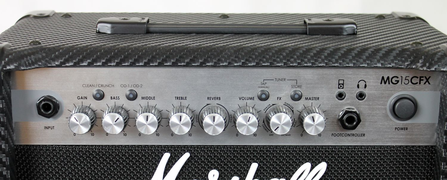 Комбоусилитель для электрогитары MARSHALL MG15CFX-E комбо усилитель гитарный - фото 2