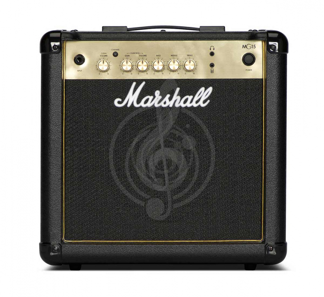 Комбоусилитель для электрогитары MARSHALL MG15G - комбо гитарный, 15Вт - фото 1