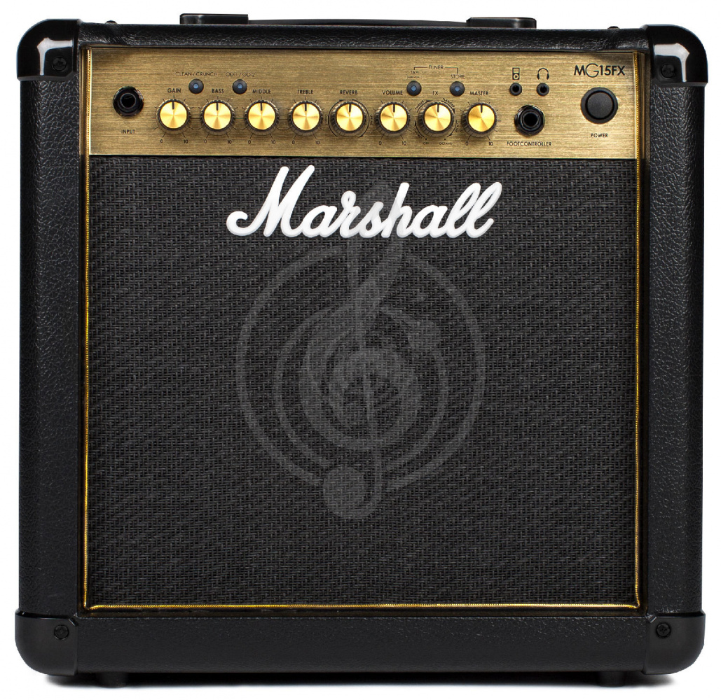 Комбоусилитель для электрогитары MARSHALL MG15GFX - комбо гитарный 15Вт - фото 1