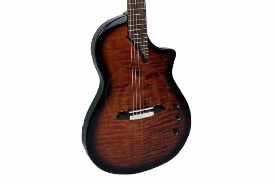 Классическая гитара 4/4 Martinez Hispania-Cognac - Классическая гитара со звукоснимателем, коньяк - фото 
