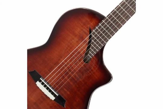 Классическая гитара 4/4 Martinez Hispania-Cognac - Классическая гитара со звукоснимателем, коньяк - фото 