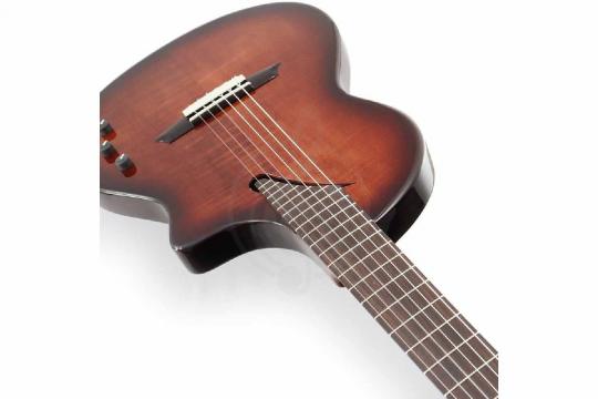 Классическая гитара 4/4 Martinez Hispania-Cognac - Классическая гитара со звукоснимателем, коньяк - фото 